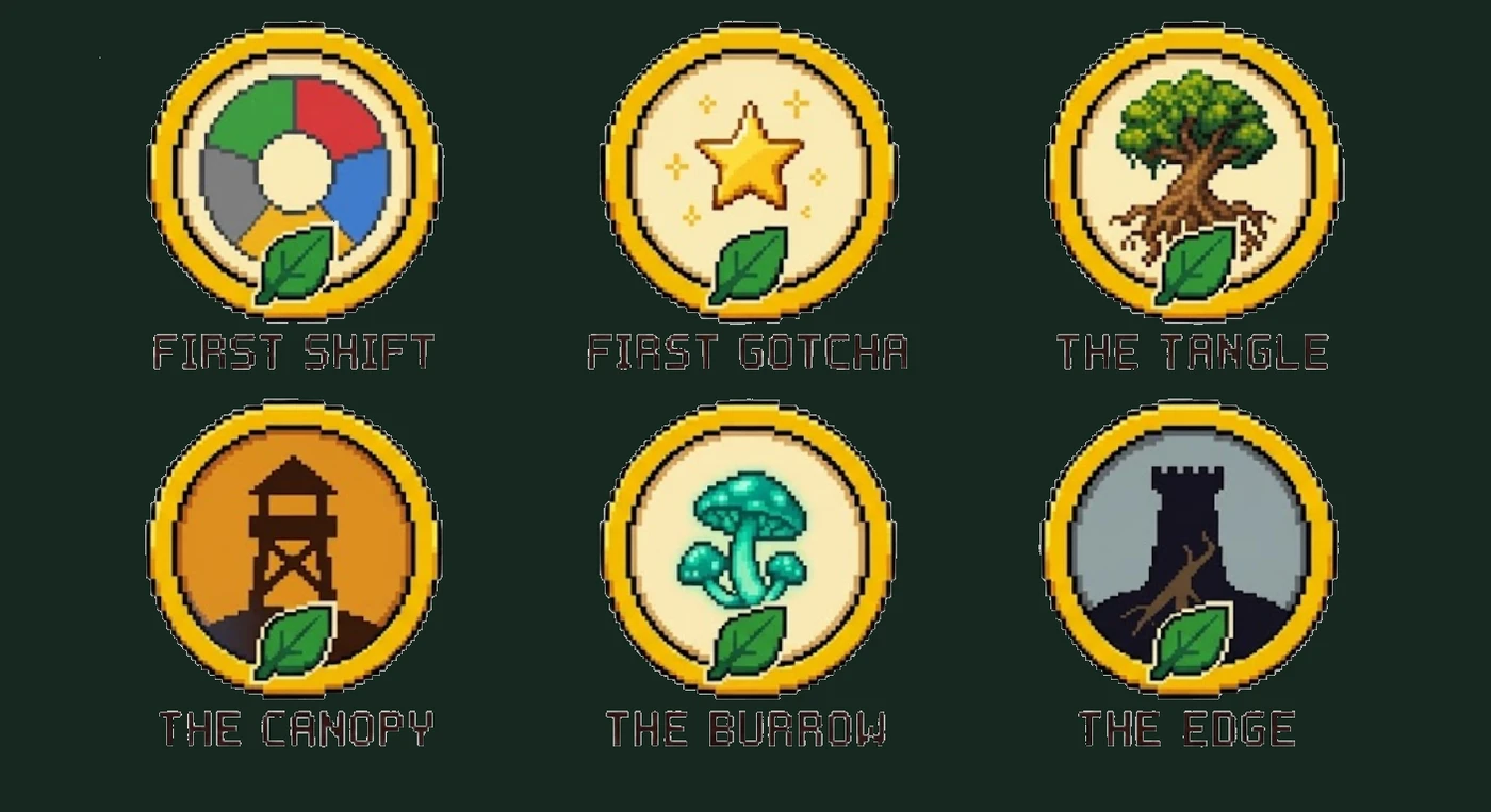 Achievement badges